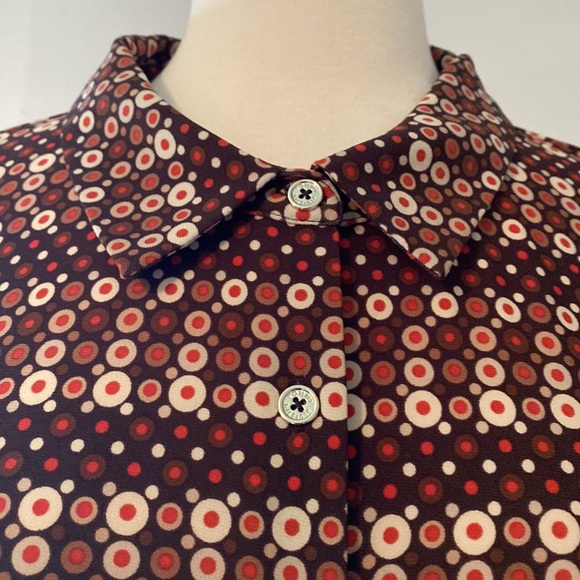 Like new, retro style long sleeve 70s blouse - Picture 2 of 4